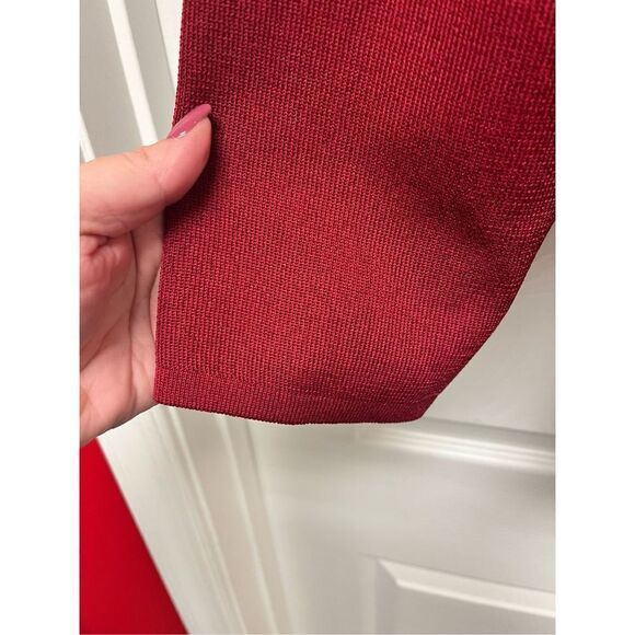 Caslon Burgundy Knit Cardigan Sweater sz 3X NWOT - Picture 5 of 8